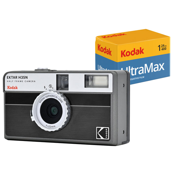 KODAK EKTAR H35N Half Frame Film Camera<br/>Bundle with KODAK Ultramax400 24/exp Roll Film