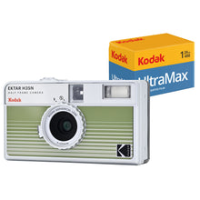 Load image into Gallery viewer, KODAK EKTAR H35N Half Frame Film Camera&lt;br/&gt;Bundle with KODAK Ultramax400 24/exp Roll Film
