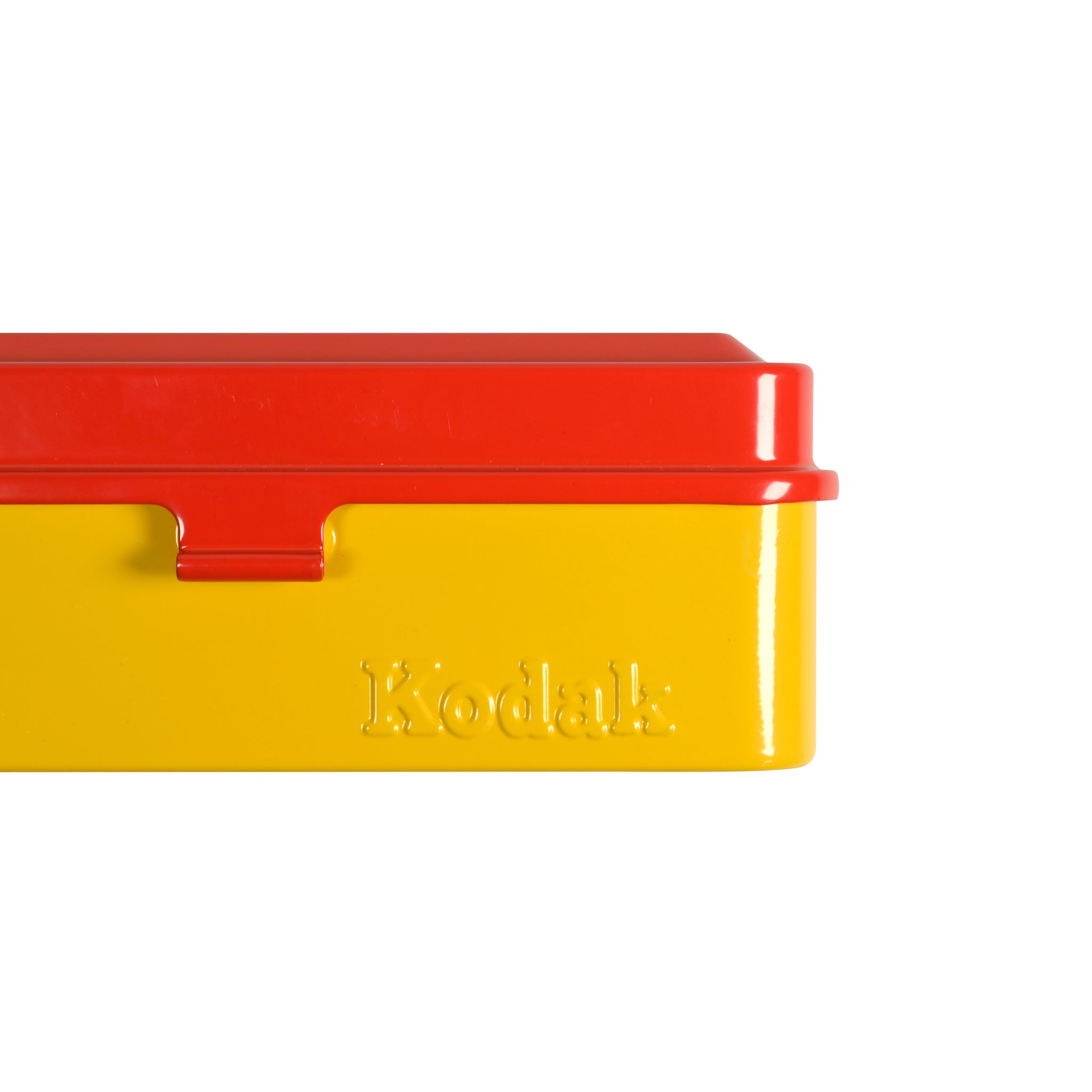 Kodak Steel 120/135 Film Case (Red Lid/Yellow Body)